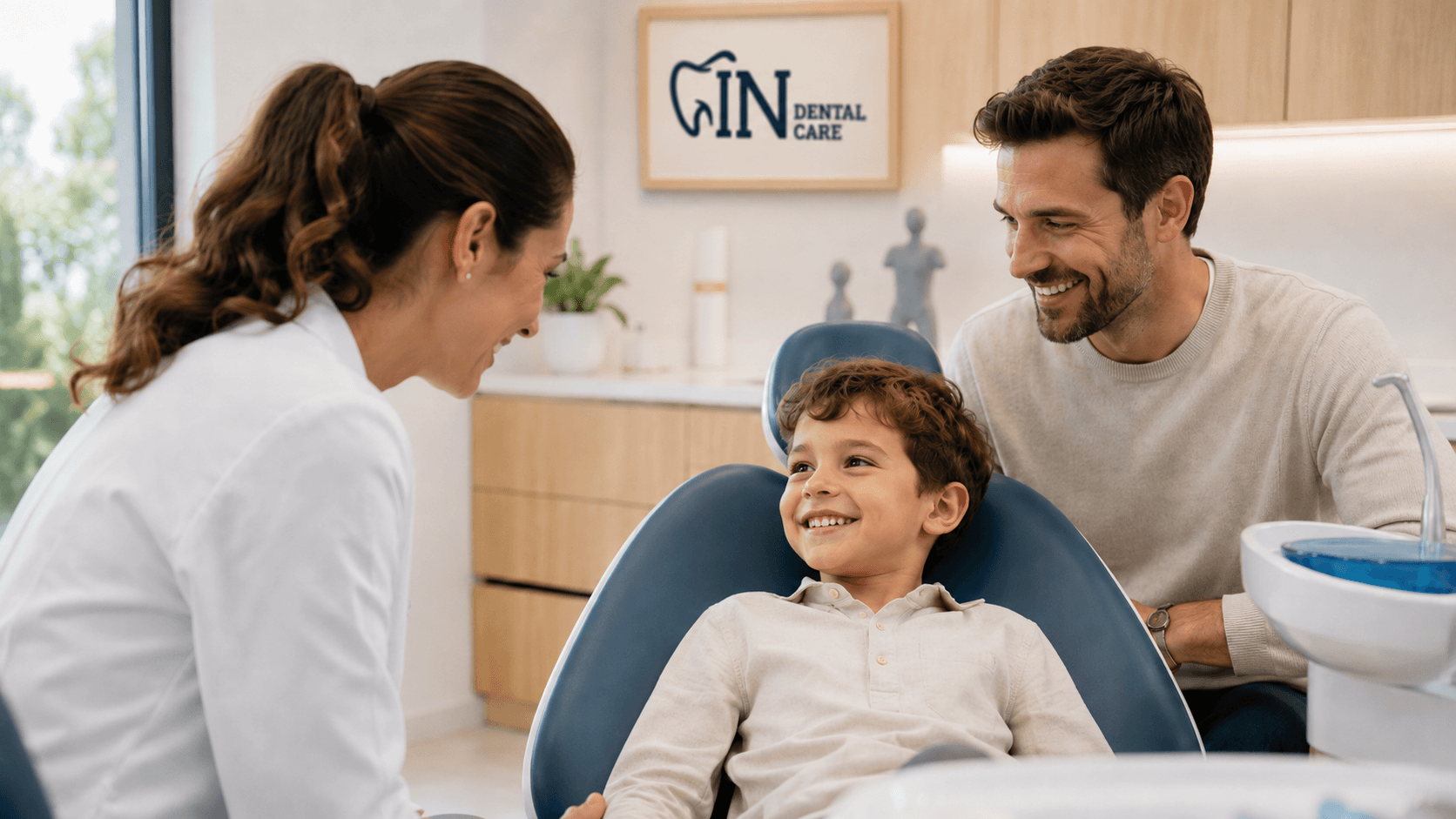 L’atmosphère douce et lumineuse d’une clinique IN Dental Care